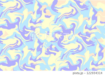 パステルカラーの流れるようなマーブル模様の抽象的な背景 122934314