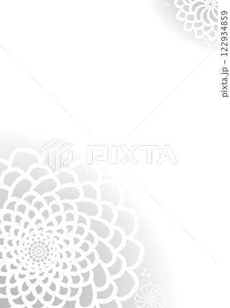 和風花素材 122934859