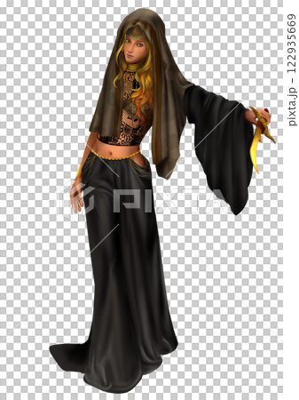 身著民族服飾的女人 122935669