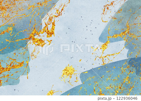 背景素材_水彩テクスチャ_紺 背景素材_水彩テクスチャ_紺 122936046