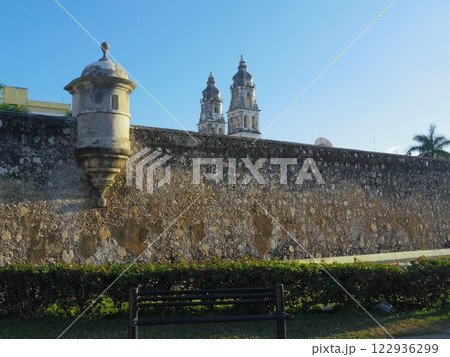 世界遺産　メキシコ合衆国　カンペチェ　市内9 122936299
