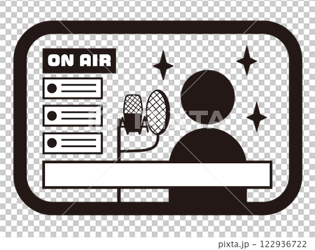 Streamer pictogram 122936722