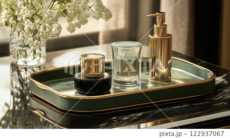 花の華やかな装飾 122937067