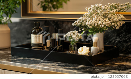 花の華やかな装飾 花の華やかな装飾 122937068