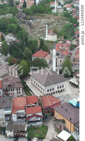 Cityscape Mosque Travnik 122940898