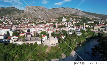 Aerial Sinan Pasha Mosque 122941302
