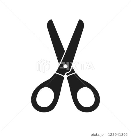 Scissor icon in flat style. Cutting hair equipment vector illustration on isolated background. Hairdressing sign business concept. Scissor icon in flat style. Cutting hair equipment vector illustration on isolated background. Hairdressing sign business concept. 122941893