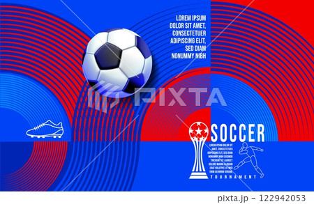Soccer tournament, banner Template , Football Match , layout design vector, Soccer tournament, banner Template , Football Match , layout design vector, 122942053