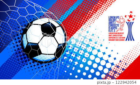 Soccer tournament, banner Template , Football Match , layout design vector, 122942054
