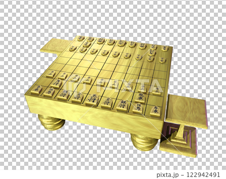 Shogi (3DCG) transparent material 122942491
