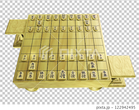 将棋（3DCG）透過素材 122942495