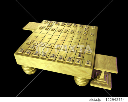将棋（3DCG）黒バック 122942554
