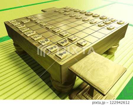 将棋（3DCG）背景付き 122942612