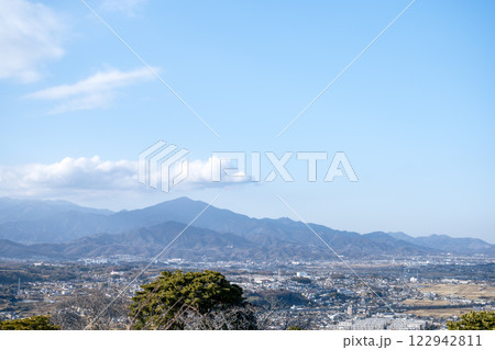 湘南平 高麗山公園 丹沢 大山 眺め 秦野 伊勢原 【神奈川県 平塚市】 122942811