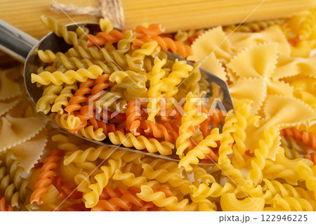 Pasta noodles for cooking Italian food. Pasta noodles for cooking Italian food. 122946225