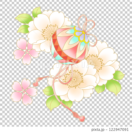 櫻花和球 122947091
