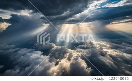 壮大な空の風景 122948056
