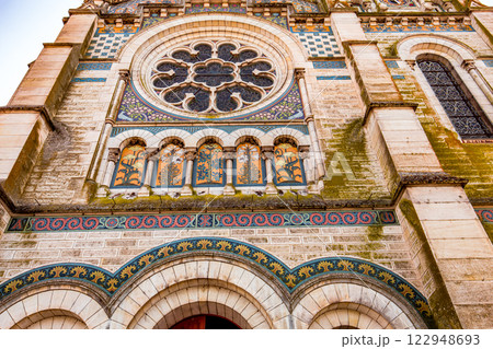 Saint Etienne church in Briare, Loiret, France, exteriors Saint Etienne church in Briare, Loiret, France, exteriors 122948693