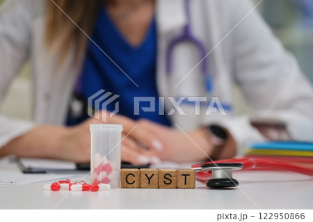 Healthcare Professional Specialized in Essential Cyst Treatments and Management Techniques 122950866