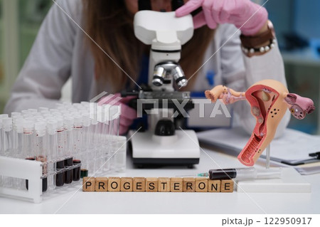 An Indepth Microscopic Examination of Progesterone and Its Role in Reproductive Health 122950917