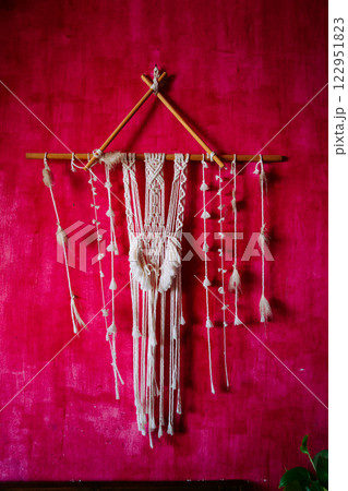 Vung Tau Beach with Blue Sky Flowers and Mother Mary Statue Scenic Coastal View with Coffee Shop Nearby High quality photo 122951823