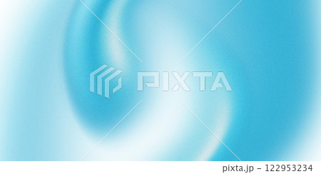Abstract blue gradient with a grainy texture on white background 122953234