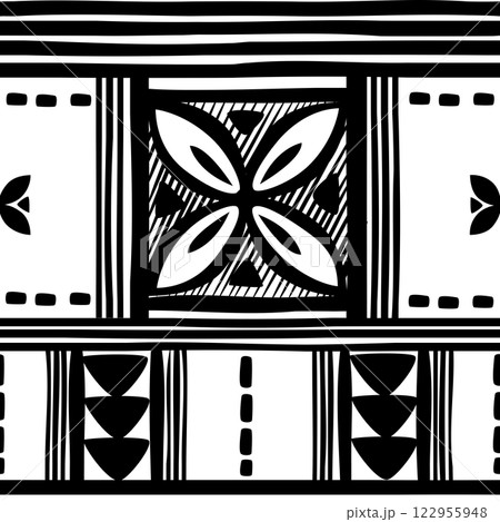 Seamless pattern tribal texture, ethnic background 122955948