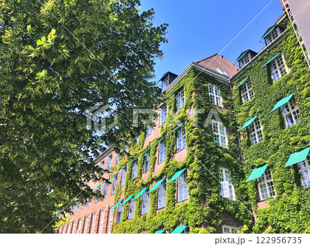 Old buildning in Copenhagen, Denmark Old buildning in Copenhagen, Denmark 122956735