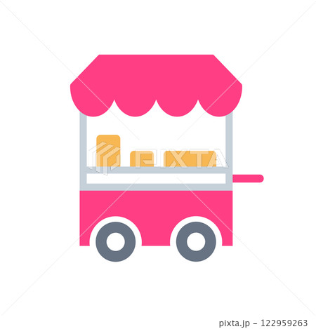 Street Food Icon. Street Food Flat Icon Symbol Vector Illustration 122959263