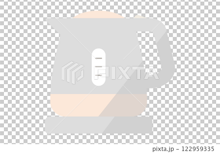 電水壺向量插圖簡單鍋 122959335