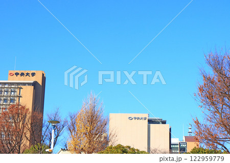 東京都文教区、中央大学の風景 122959779