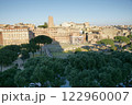 ローマ旧市街全景　右後方にはコロッセオ 122960007