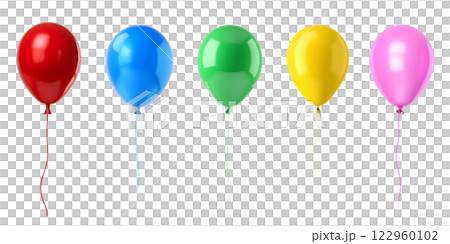 Illustration of colorful balloons 122960102