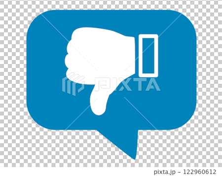 低評価のピクトグラム 122960612