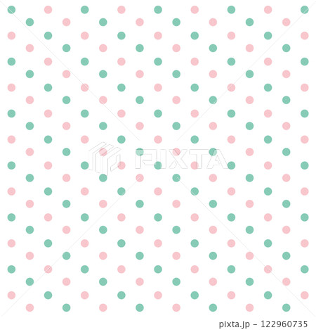 素材-ドット柄（2025）3ベク 122960735