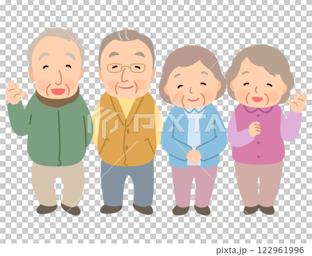 Elderly group, senior, elderly 122961996