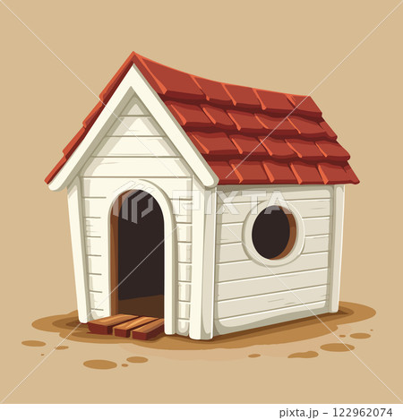 Cartoon Dog House 122962074