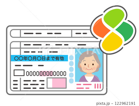 高齢者の運転免許証 高齢ドライバー 高齢者の運転免許証 高齢ドライバー 122962191