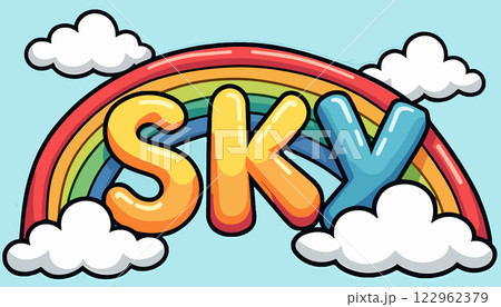 Colorful Sky Illustration Colorful Sky Illustration 122962379