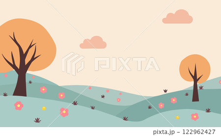 Whimsical Autumn Landscape Whimsical Autumn Landscape 122962427