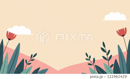 Floral Pattern Background 122962429