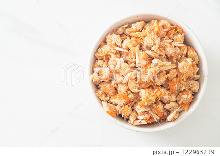 dried shrimps or dried salted prawn dried shrimps or dried salted prawn 122963219