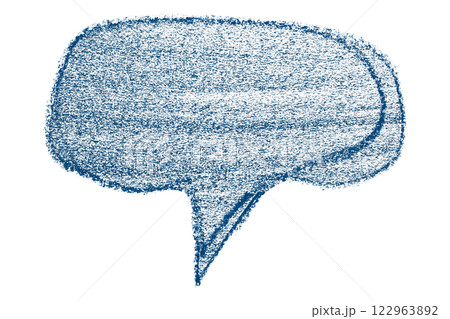 Separate blue speech bubbles on transparent background. 122963892