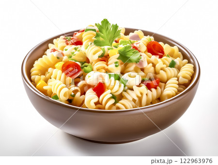 マカロニサラダのイメージ素材 マカロニサラダのイメージ素材 122963976