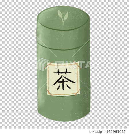 Green tea caddy 122965025