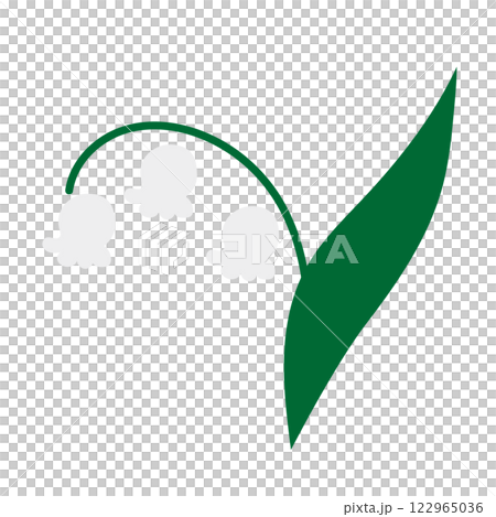 Lily of the valley flower vector illustration 122965036