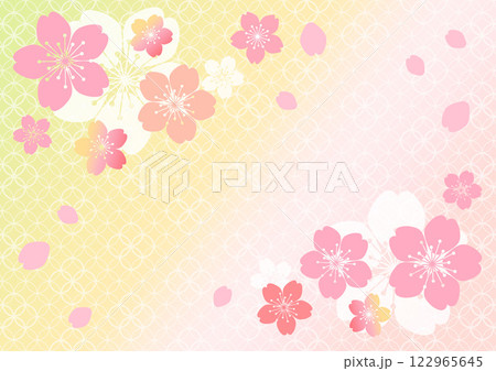 和柄の背景 122965645