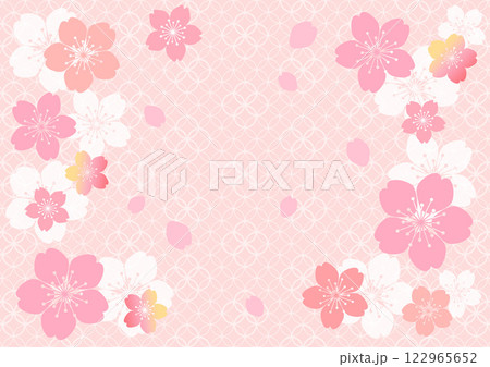 和柄の背景 122965652