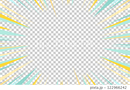 集中的線條和旭日背景向量插圖素材 122966242