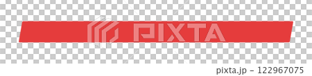 像紅色標記線一樣的水平矩形 - 簡單的對角線切割帶狀框架或裝飾材料 像紅色標記線一樣的水平矩形 - 簡單的對角線切割帶狀框架或裝飾材料 122967075